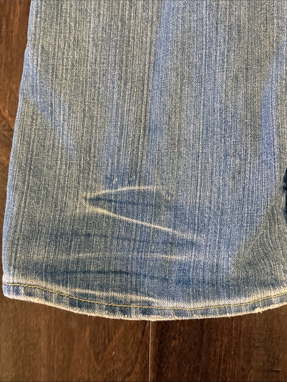 Vintage Y2K Bebe Distressed Kayla Bootcut Jeans with Embroidered Back Pockets - Picture 6 of 13